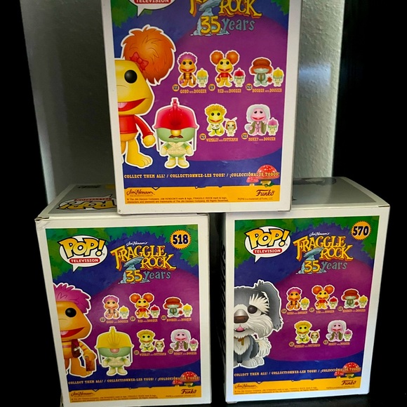 Funko Pop Fraggle Rock bundle of 3 - Picture 2 of 2